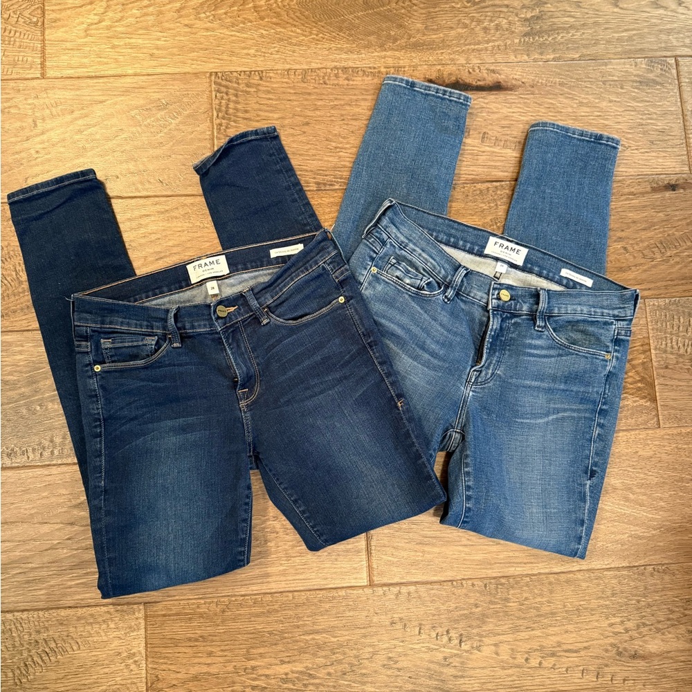 Two Pair Frame Denim Women's Blue Jeans